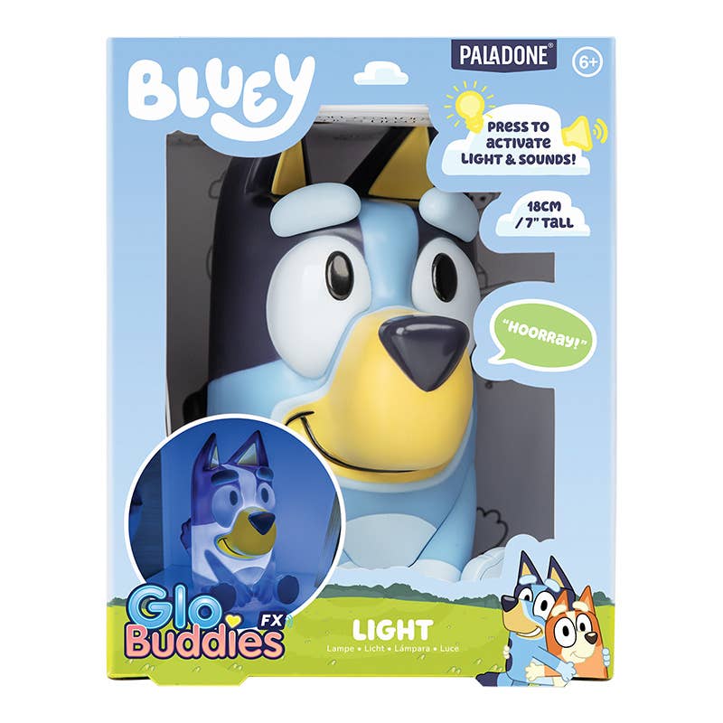 Bluey Light With Sound Night Lights & Ambient Lighting Paladone UK Quirky Turkey Gifts