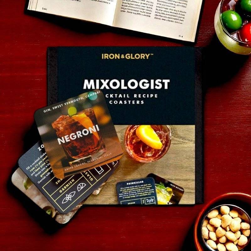 Mixologist Easily Make Your Own Cocktail 48 Coaster Set Gadgets SuckUK Quirky Turkey Gifts