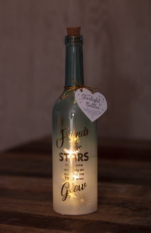 Friends Are Like Stars Luxe Starlight Bottle | Boxer Gifts Quirky Turkey Gifts