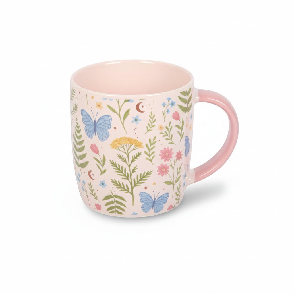 Luna Bloom Floral Print Ceramic Mug Mugs & Cups Jones Home & Gifts Quirky Turkey Gifts