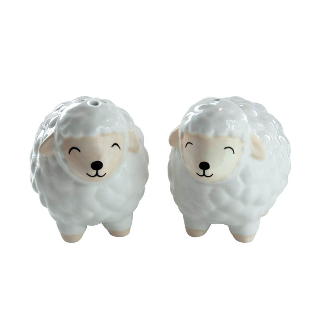 Sheep Salt & Pepper Shaker Adorable Condiment Set Tableware & Coasters Sass and Belle Quirky Turkey Gifts