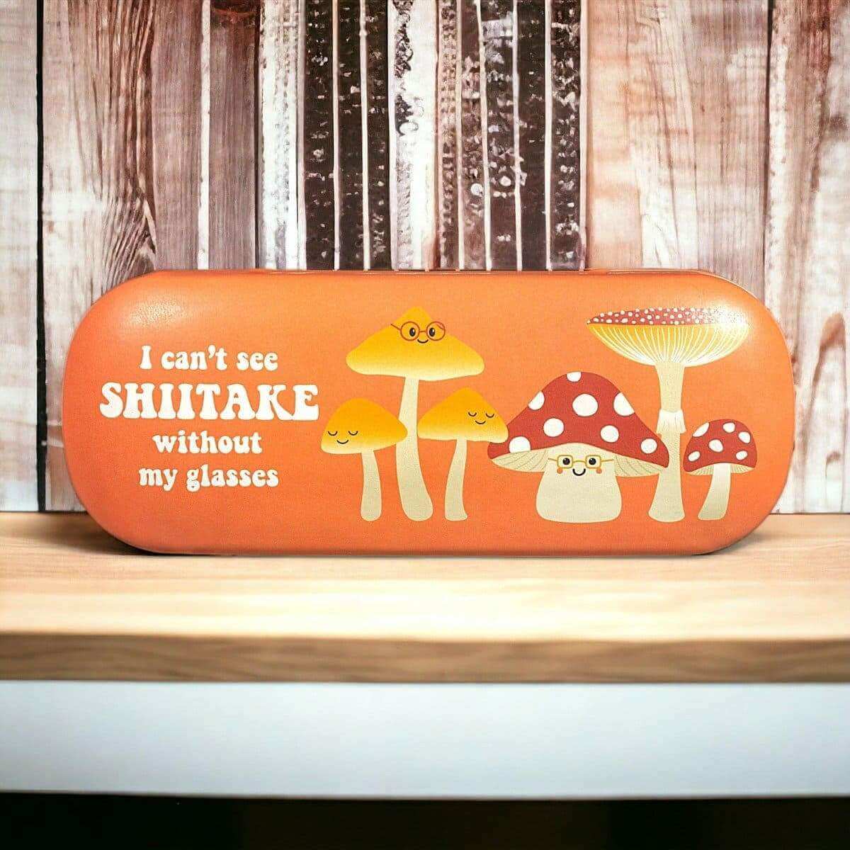 Shiitake Mushroom Glasses Case Vivid Orange Eyewear Cases & Holders Sass and Belle Quirky Turkey Gifts