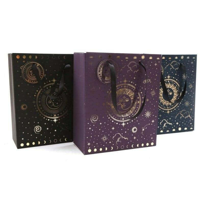 Sun and Moon Gift Bags - 2 Sizes 3 Colours 23cm and 33cm Gift Bag Sil Quirky Turkey Gifts