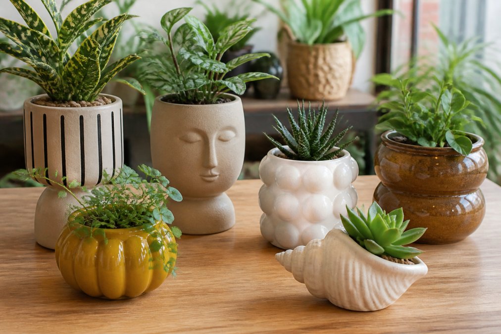 Unique Plant Pots for Indoor Plants: 7 Styles