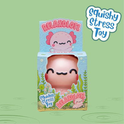 Relaxolotl Axolotl Squishy Stress Toy | Boxer Gifts