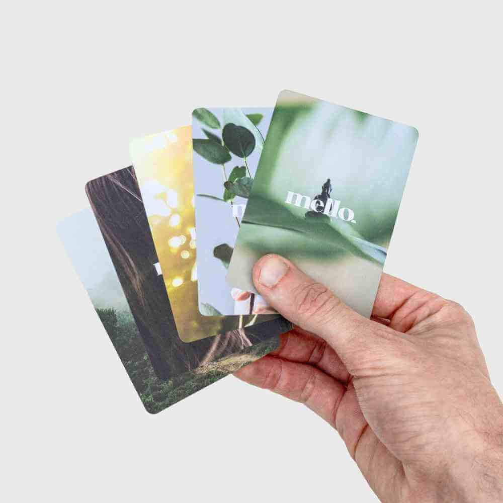 Deck of Calm - Mello Self-Help Deck of Cards Calm Cards Mello Quirky Turkey Gifts