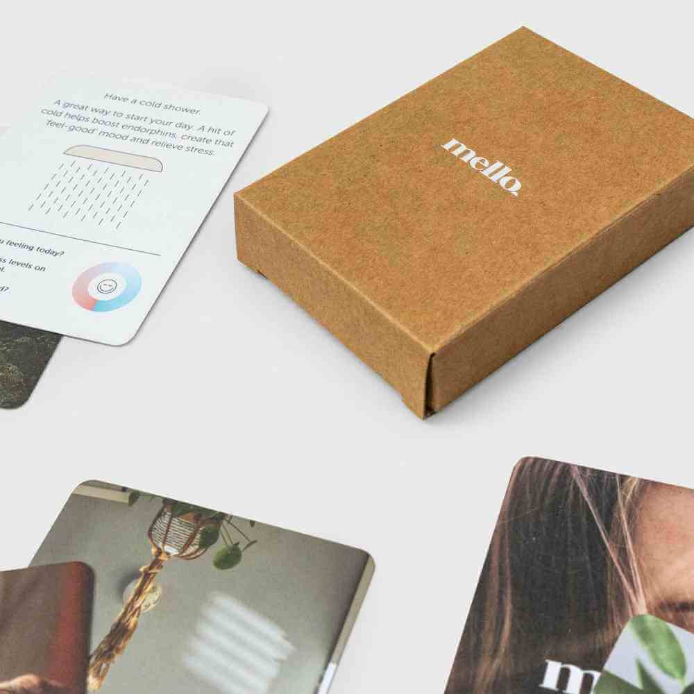 Deck of Calm - Mello Self-Help Deck of Cards Calm Cards Mello Quirky Turkey Gifts