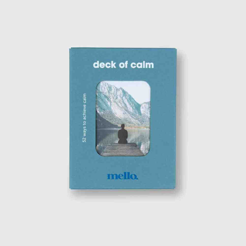 Deck of Calm - Mello Self-Help Deck of Cards Calm Cards Mello Quirky Turkey Gifts