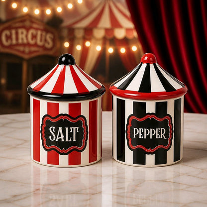 Circus Tent Salt and Pepper Shakers Salt n Pepper Shakers Spirit of equinox Quirky Turkey Gifts