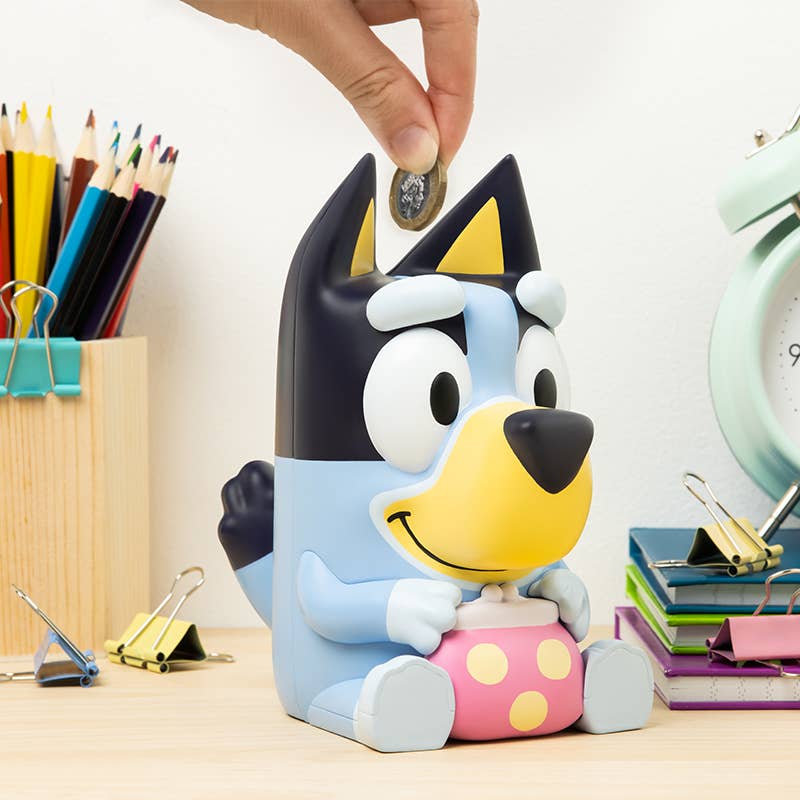 Bluey Money Box with Sound Money Box Paladone UK Quirky Turkey Gifts