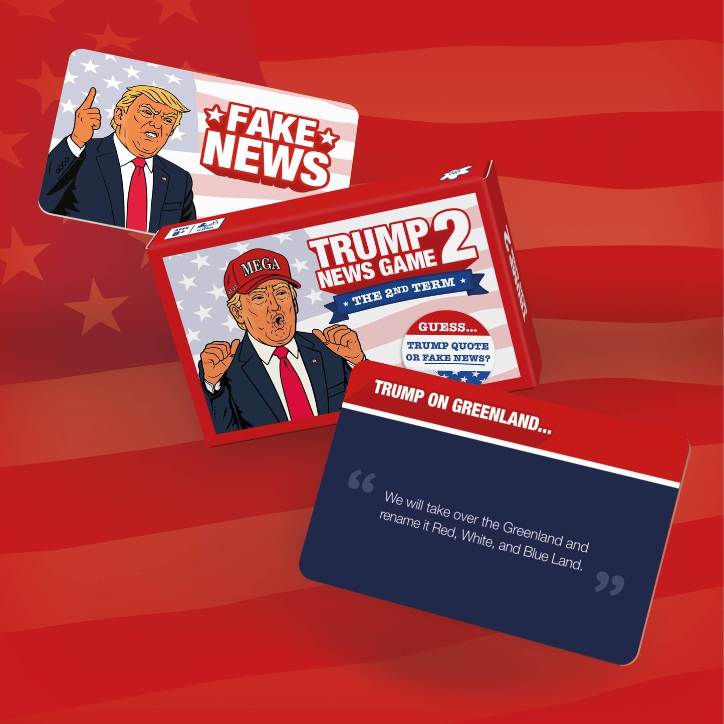 Donald Trump News Game Funny Party Game Card Games Bubblegum Stuff UK Quirky Turkey Gifts