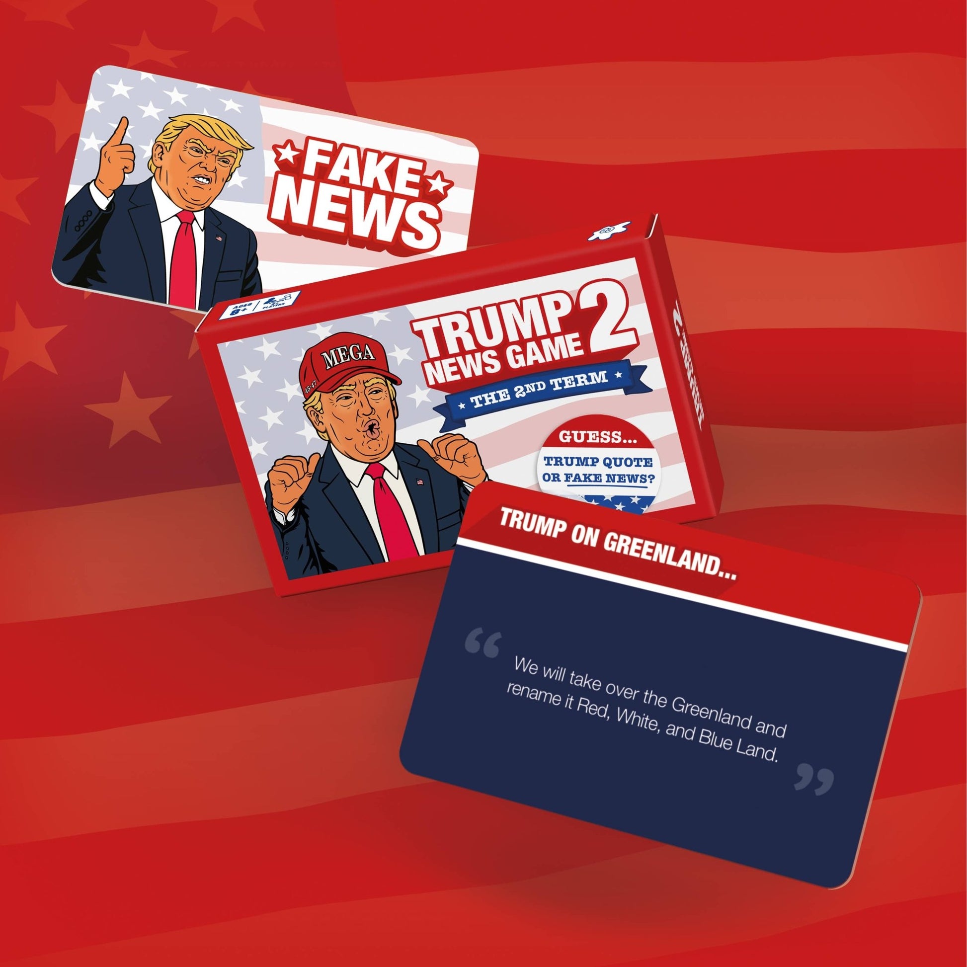 Donald Trump News Game Funny Party Game Card Games Bubblegum Stuff UK Quirky Turkey Gifts