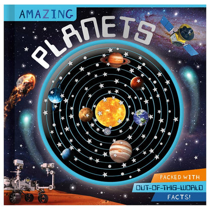 Amazing Planets by Patrick Bishop, Explore space, touch-and-feel confetti globe Activity Books Make Believe Ideas Quirky Turkey Gifts