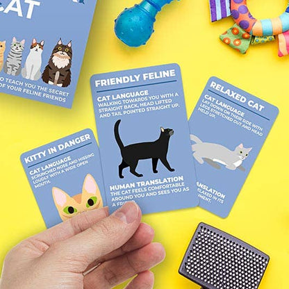 How To Speak Cat Card Deck | Fun Gift for Cat Lovers Gifts for Cat Lovers Gift Republic Quirky Turkey Gifts