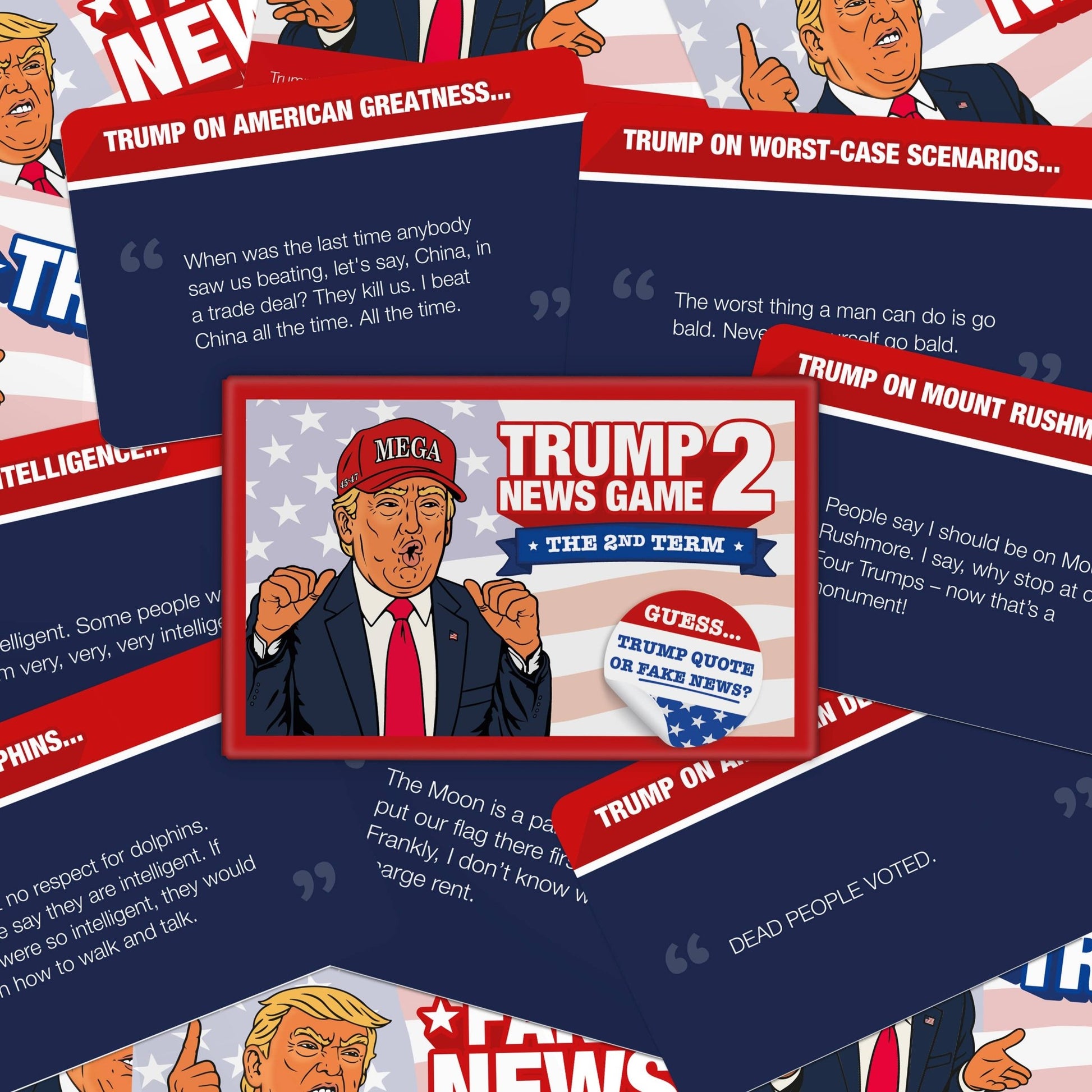 Donald Trump News Game Funny Party Game Card Games Bubblegum Stuff UK Quirky Turkey Gifts