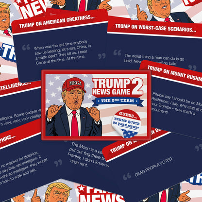 Donald Trump News Game Funny Party Game Card Games Bubblegum Stuff UK Quirky Turkey Gifts
