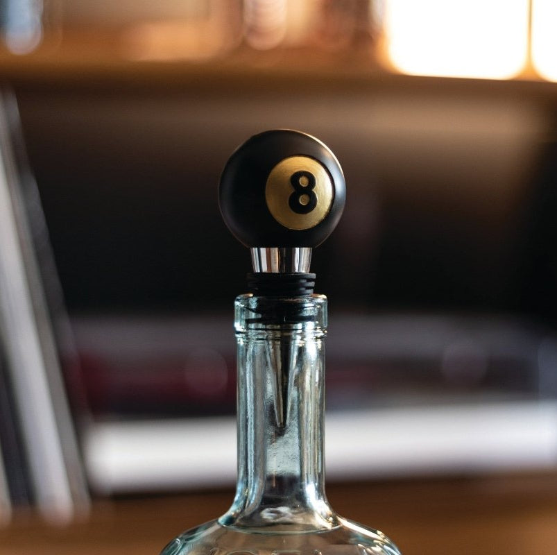 8-Ball Bottle Saver, Wine Bottle, Liquor Bottle Stopper Saver Gadgets SuckUK Quirky Turkey Gifts