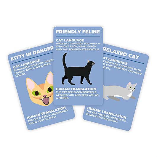 How To Speak Cat Card Deck | Fun Gift for Cat Lovers Gifts for Cat Lovers Gift Republic Quirky Turkey Gifts