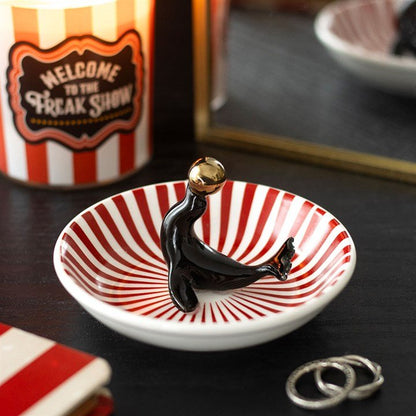 Circus Seal Trinket Dish Trinket Dishes Spirit of equinox Quirky Turkey Gifts