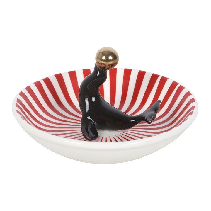 Circus Seal Trinket Dish Trinket Dishes Spirit of equinox Quirky Turkey Gifts
