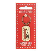 Admit One To The Abyss Ticket Keyring Keyrings Spirit of equinox Quirky Turkey Gifts