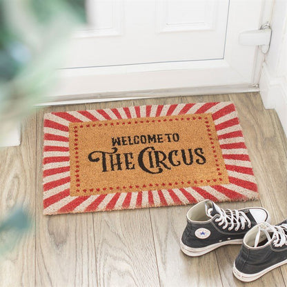 Welcome to the Circus Striped Doormat Rugs & Doormats Jones Home & Gifts Quirky Turkey Gifts