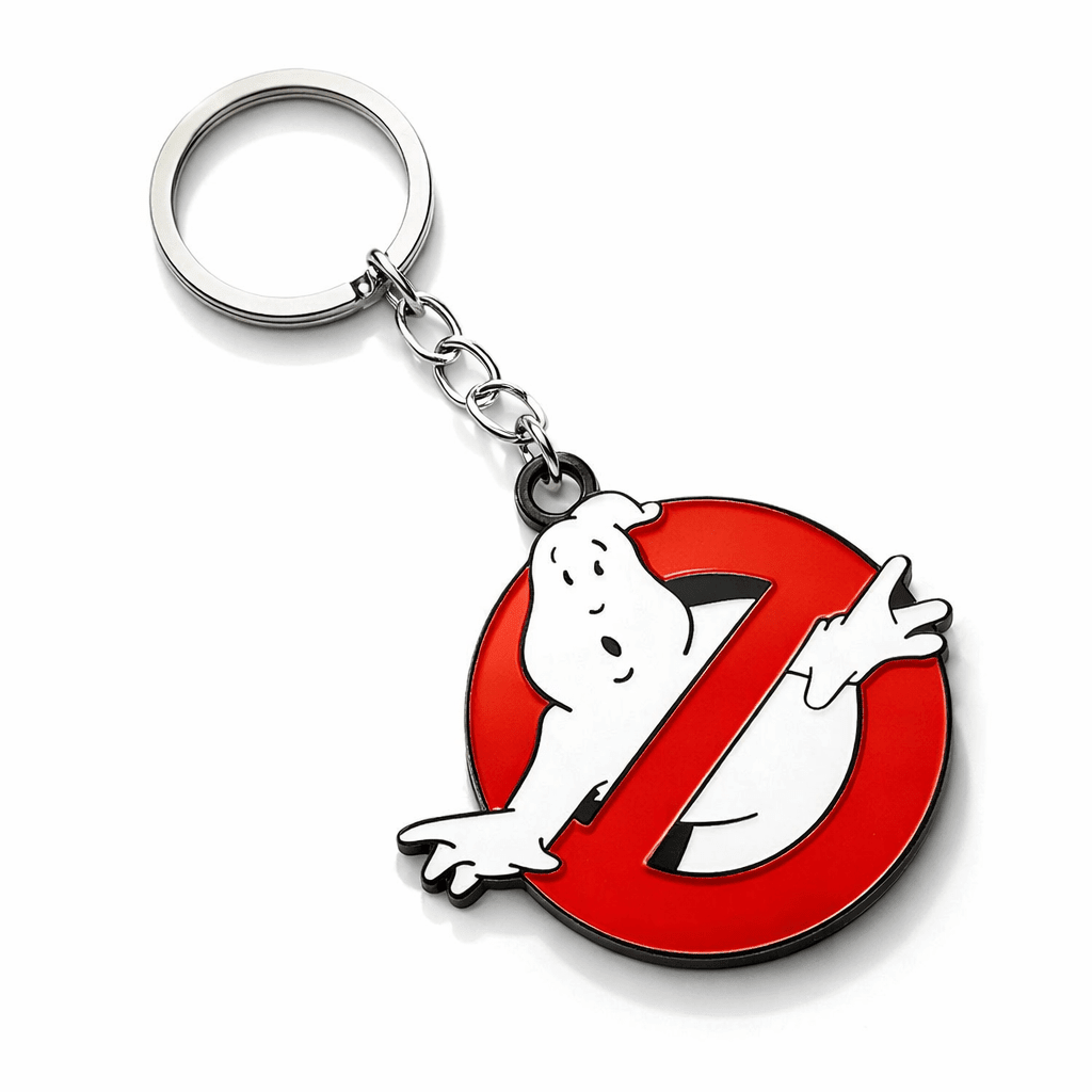 Ghostbusters Logo Keyring | Movie Ghost Keychain Charm Keyrings Fashion Accessories Quirky Turkey Gifts