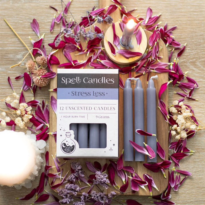 Spell Candles Box 12 Mixed Colours for Rituals and Magic Candles Spirit of equinox Quirky Turkey Gifts