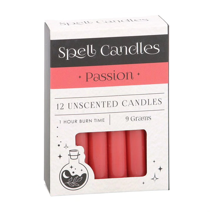 Spell Candles Box 12 Mixed Colours for Rituals and Magic Candles Spirit of equinox Quirky Turkey Gifts