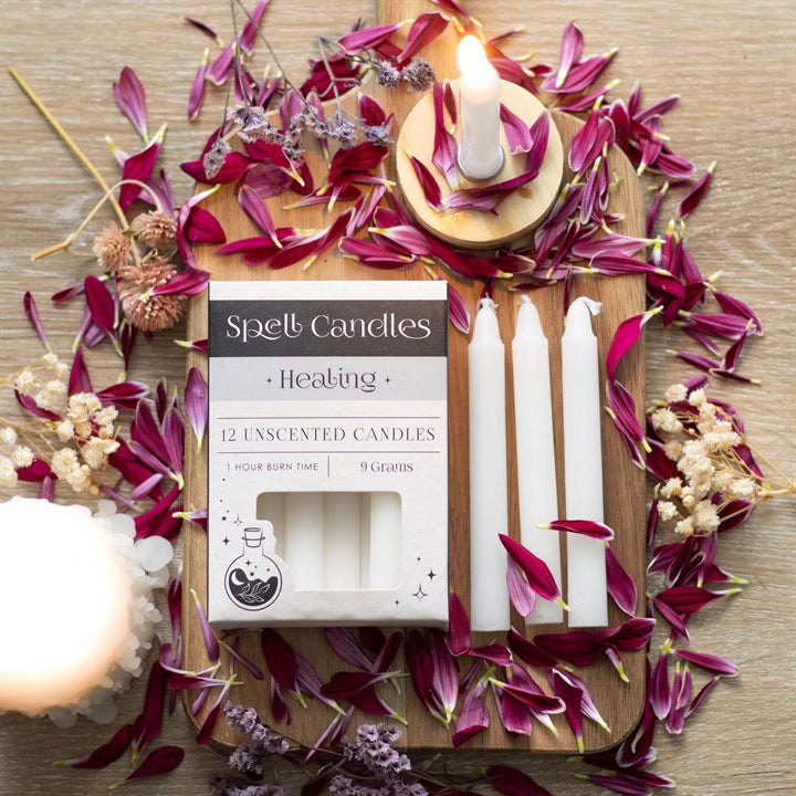 Spell Candles Box 12 Mixed Colours for Rituals and Magic Candles Spirit of equinox Quirky Turkey Gifts