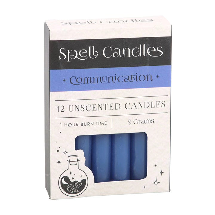 Spell Candles Box 12 Mixed Colours for Rituals and Magic Candles Spirit of equinox Quirky Turkey Gifts