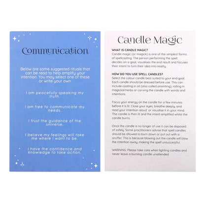 Spell Candles Box 12 Mixed Colours for Rituals and Magic Candles Spirit of equinox Quirky Turkey Gifts