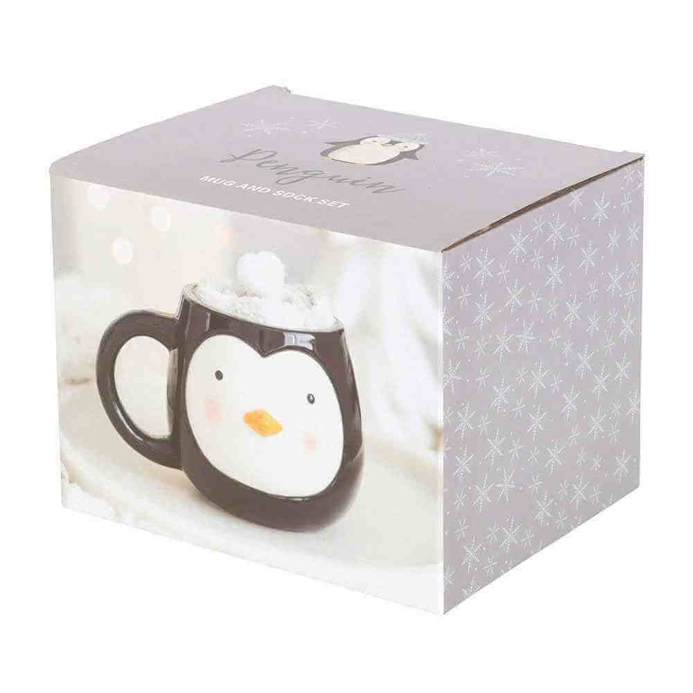 Penguin Mug and Socks Gift Set, Cute Winter Coco, Coffee Mugs Mugs & Cups Jones Home & Gifts Quirky Turkey Gifts
