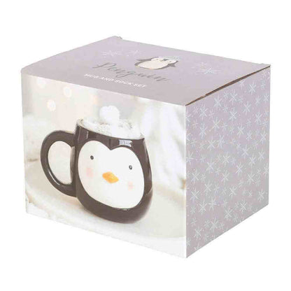 Penguin Mug and Socks Gift Set, Cute Winter Coco, Coffee Mugs Mugs & Cups Jones Home & Gifts Quirky Turkey Gifts