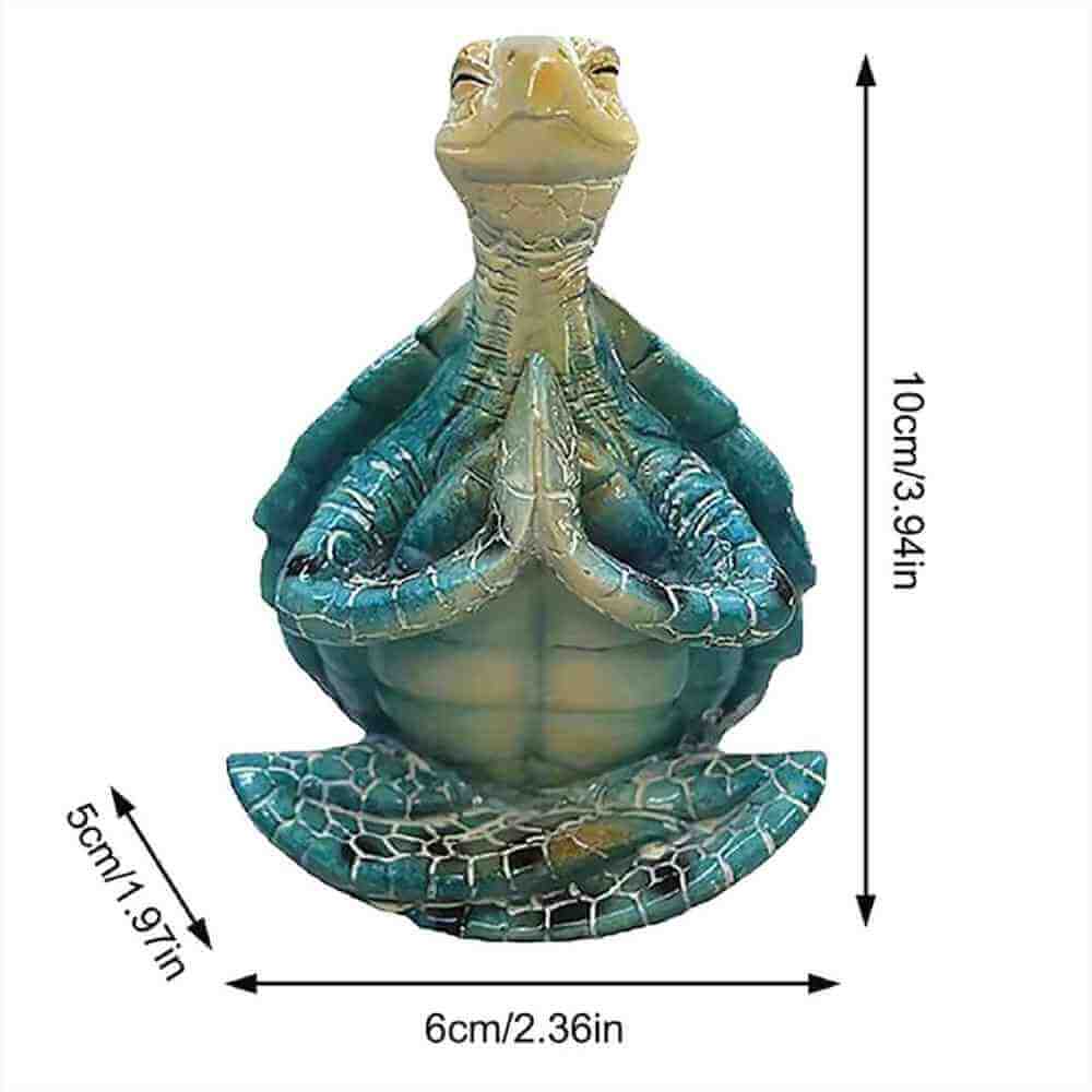 Sea Turtle Figurine Peacefulness Yoga Meditating Home & Garden Fashion Accessories Quirky Turkey Gifts