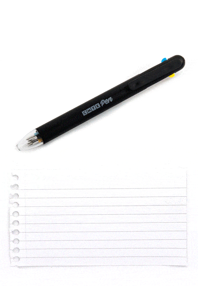 CMYK Make Full-Colour Art with This Ballpoint Pen Gadgets SuckUK Quirky Turkey Gifts