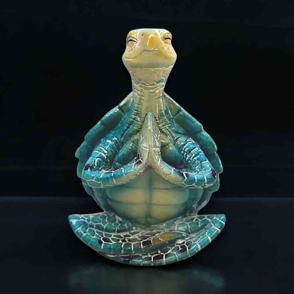 Sea Turtle Figurine Peacefulness Yoga Meditating Home & Garden Fashion Accessories Quirky Turkey Gifts