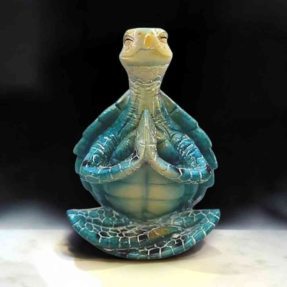 Sea Turtle Figurine Peacefulness Yoga Meditating Home & Garden Fashion Accessories Quirky Turkey Gifts
