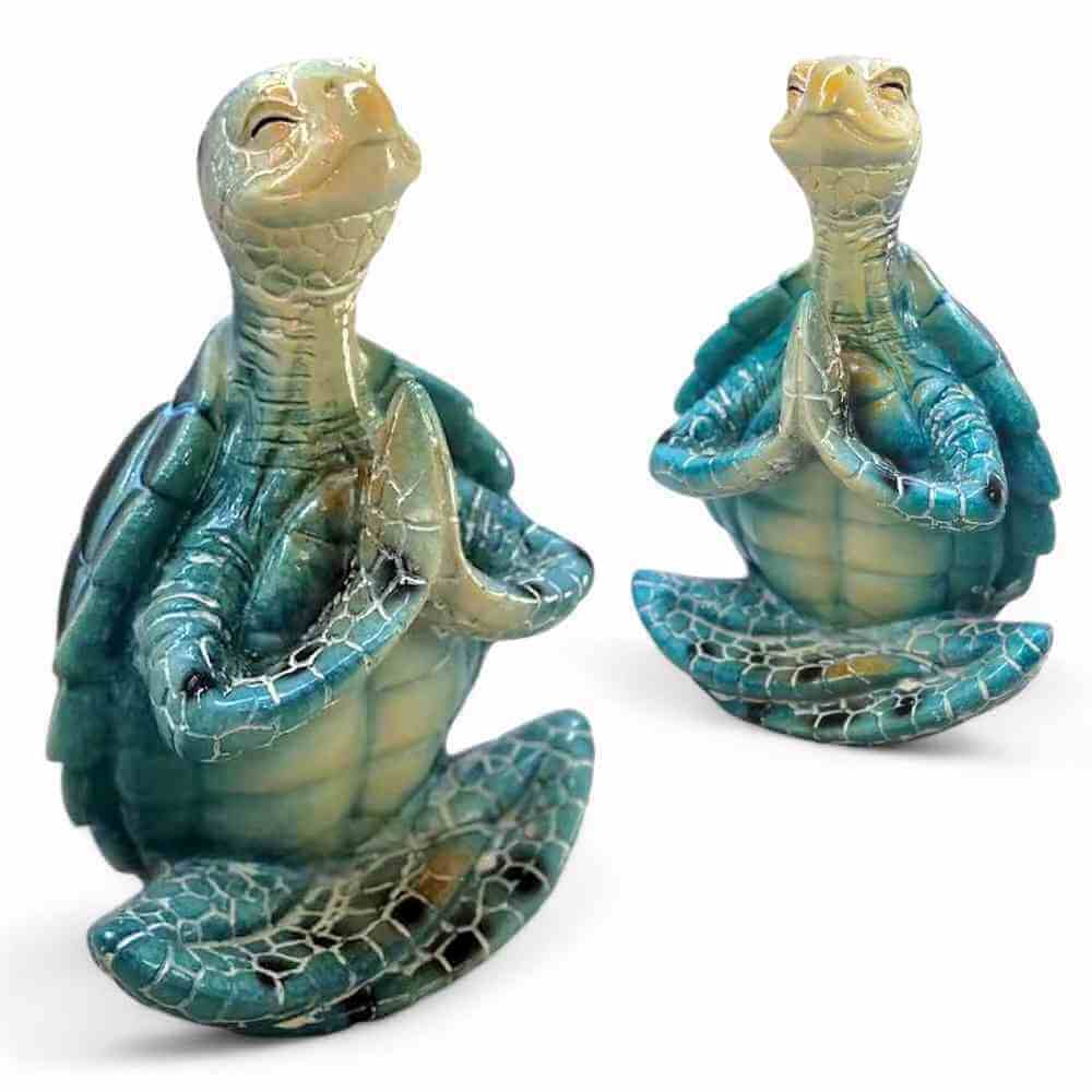 Sea Turtle Figurine Peacefulness Yoga Meditating Home & Garden Fashion Accessories Quirky Turkey Gifts