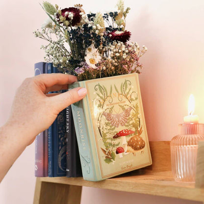 Moonrise Woodland Ceramic Book Vase – Magical Forest Design Vases & Flower Jugs Lisa Angel Quirky Turkey Gifts
