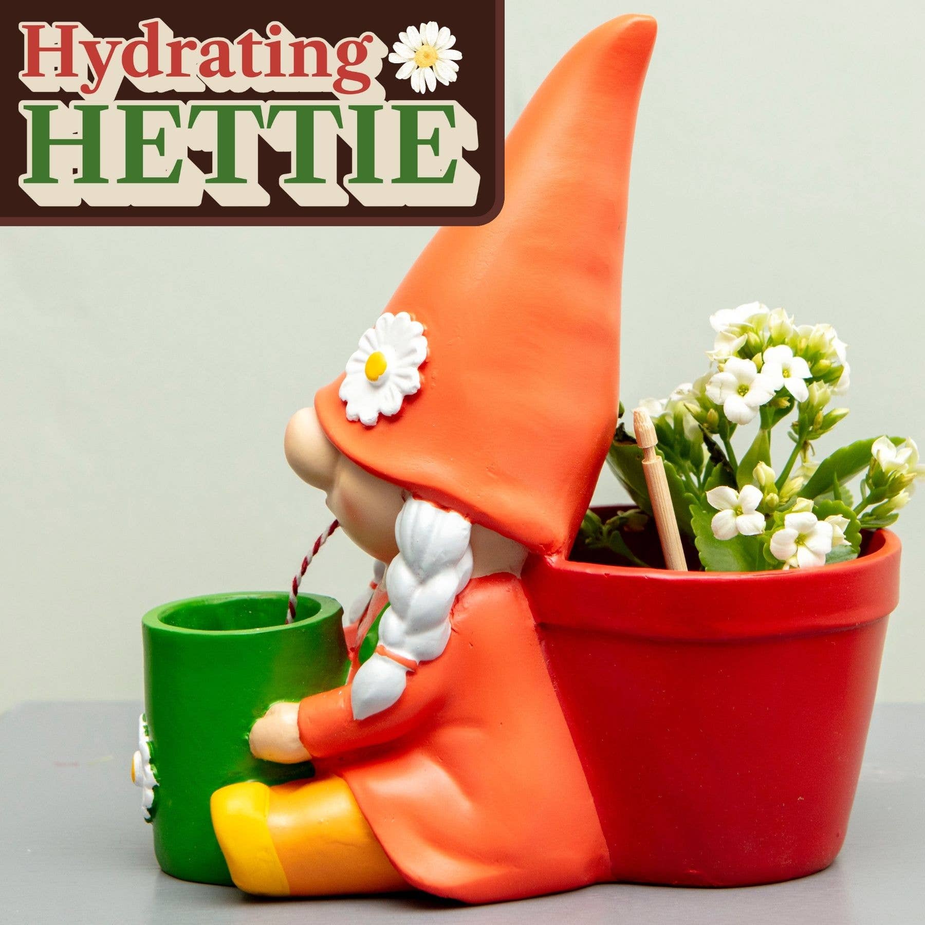 Hydrating Hettie Self Watering Plant Pot for Indoor Plants Pots & Planters Boxer Gifts Quirky Turkey Gifts