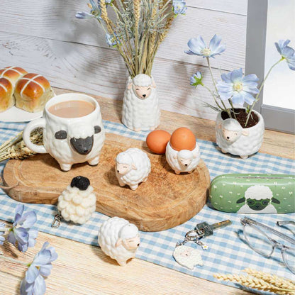 Adorable Sheep Egg Cup Breakfast Tableware Egg Holder kitchen Decor Tableware & Coasters Sass and Belle Quirky Turkey Gifts