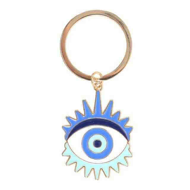All Seeing Eye Metal Keyring, Evil Eye, Protection & Good Luck Keyrings Jones Home & Gifts Quirky Turkey Gifts