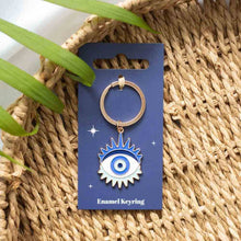 All Seeing Eye Metal Keyring, Evil Eye, Protection & Good Luck Keyrings Jones Home & Gifts Quirky Turkey Gifts