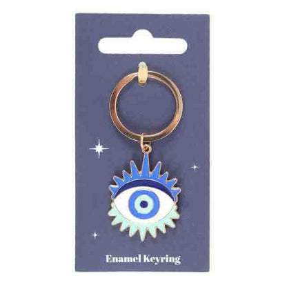 All Seeing Eye Metal Keyring, Evil Eye, Protection & Good Luck Keyrings Jones Home & Gifts Quirky Turkey Gifts