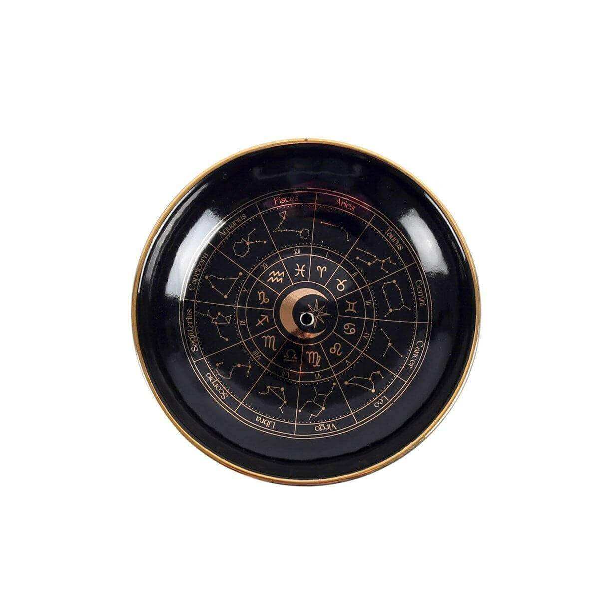 Astrology Wheel Incense Holder for Meditation and Relaxation Incense Holders Spirit of equinox Quirky Turkey Gifts