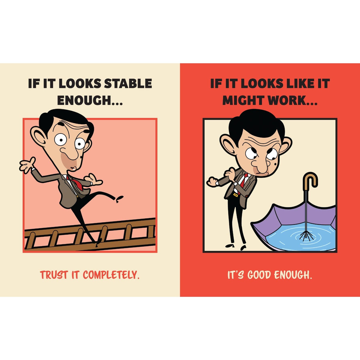 Mr Bean's Guide to Life Funny Gift Book | Boxer Gifts