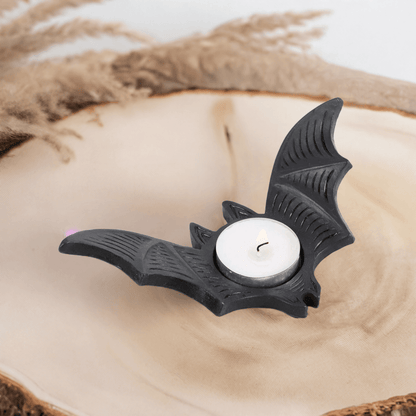 Bat Tealight Candle Holder for Eerie Home Decor Tea Light Holder Spirit of equinox Quirky Turkey Gifts