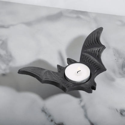 Bat Tealight Candle Holder for Eerie Home Decor Tea Light Holder Spirit of equinox Quirky Turkey Gifts