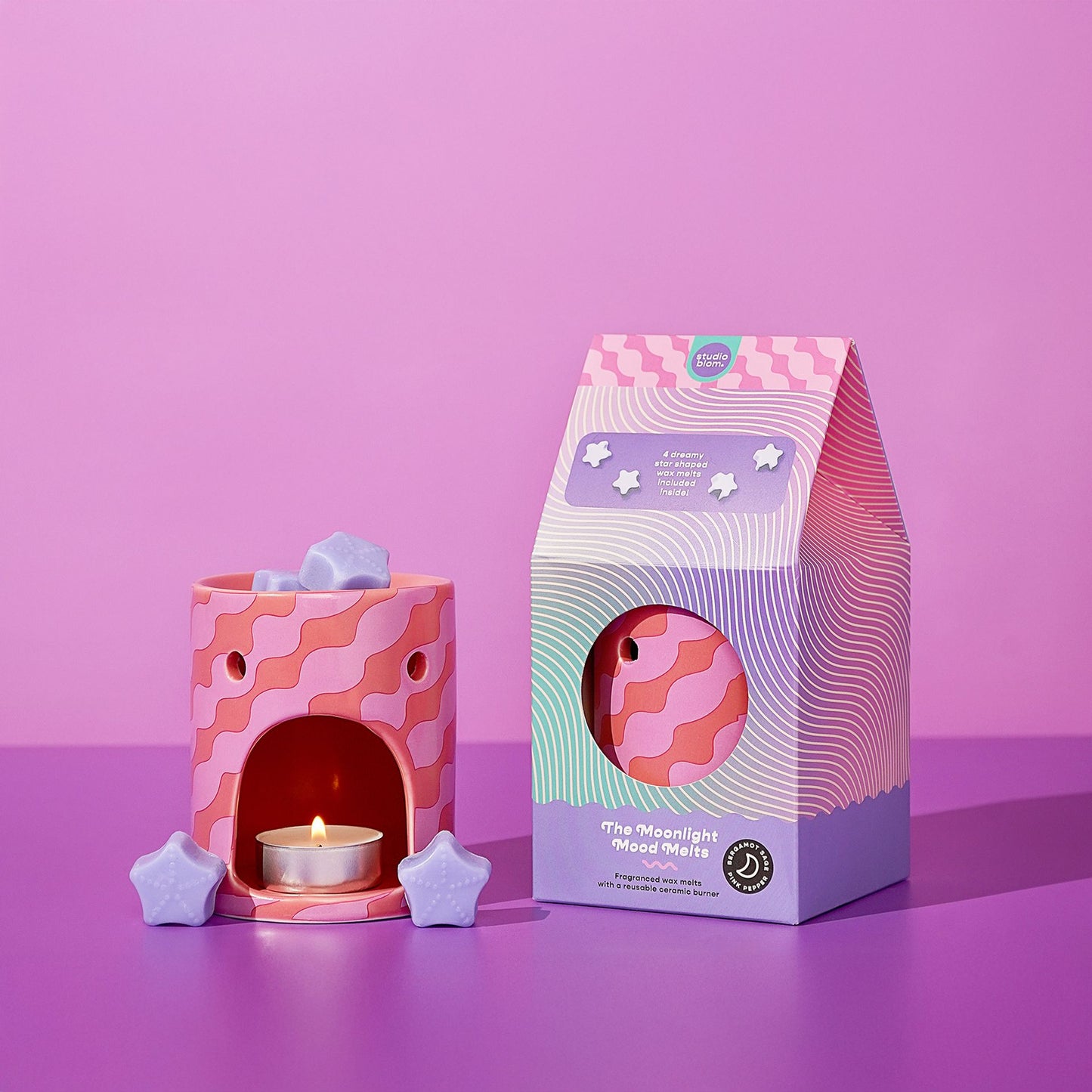 Studio Blom Pink Wax Melt Burner And Melts Oil Burner & Wax Melters Studio Blom Quirky Turkey Gifts